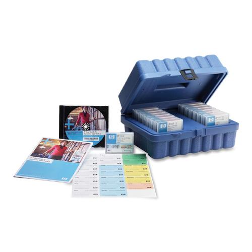 C8012A HP DAT 72 Storage Media Kit W/14X Cartridge/20X Labels & Storage Case (Refurbished)